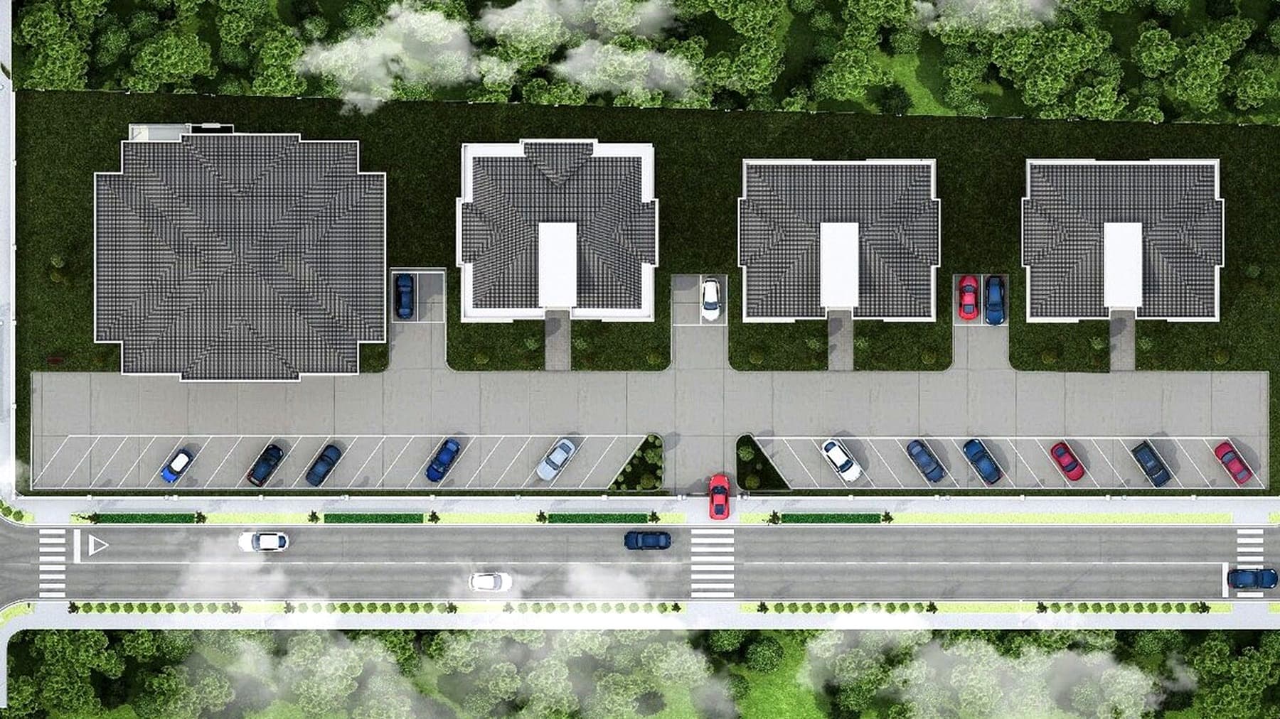 Hane-i Adımlar · vaziyet planı, kuşbakışı